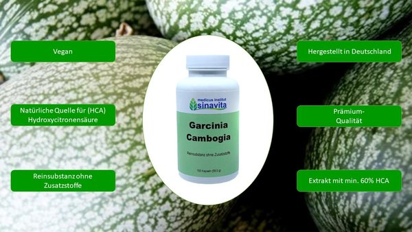 Garcinia Cambogia 120 Vegi-Kapseln von Medicus Sinavita