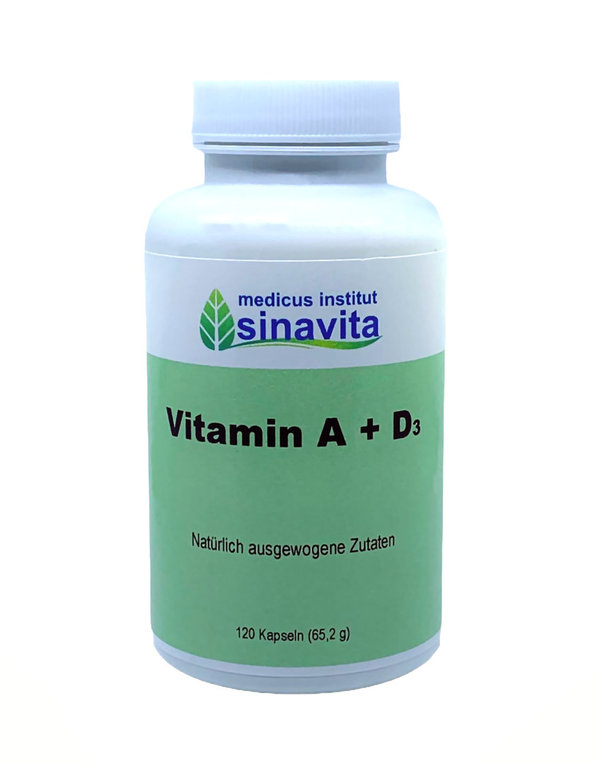 Vitamin A+D 120 vegane Kapseln von medicus sinavita