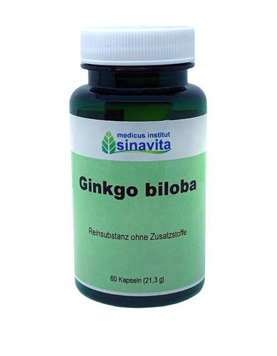 Ginkgo biloba - vegane Kapseln von medicus sinavita
